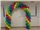 Arco balões 4 cores festa de aniversário infantil