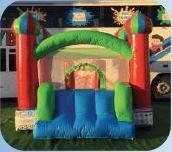 Mini Insuflável Castelo saltador para festas de aniversário infantil