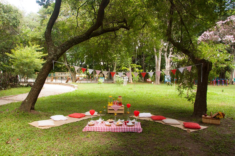 Decoração de festa aniversário ar livre