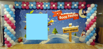 Decoração de Natal empresarial